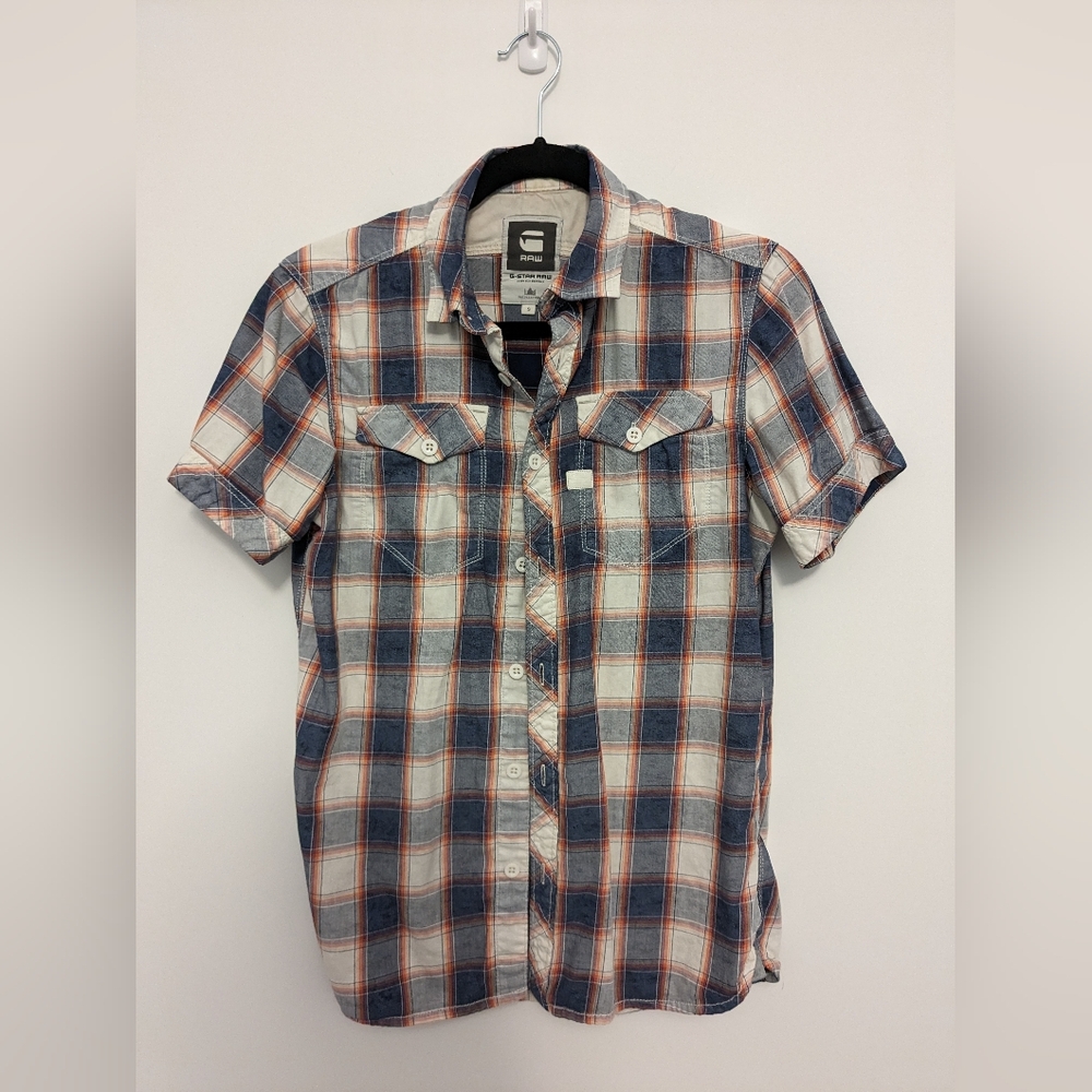 Men's Small Button Up Short Sleeve